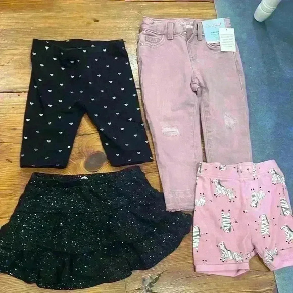 Toddler Girl 2T bundle Shorts, Pants, and skirts size 2T - Picture 2 of 10